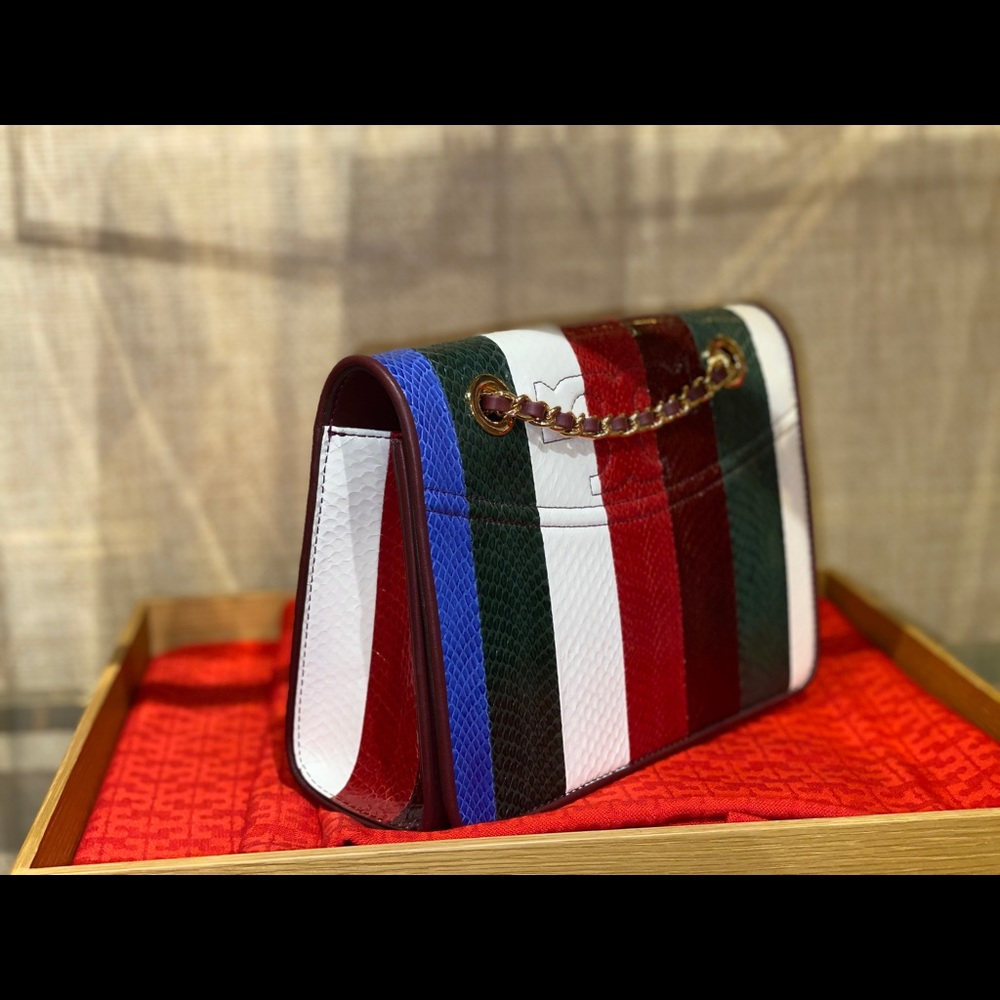 TORY BURCH SAVANNAH CONVERTIBLE SHOULDER BAG - Picture 4 of 9